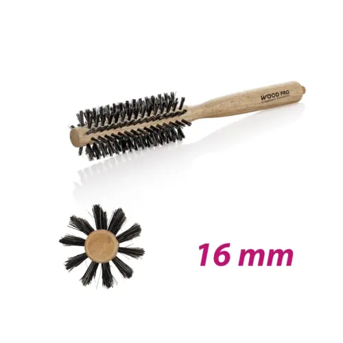 Spazzole per capelli in legno cinghiale e nylon Wood Pro - immagine 3