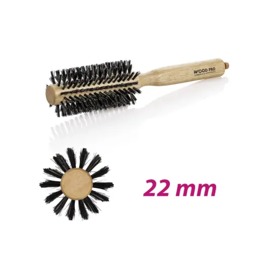 Spazzole per capelli in legno cinghiale e nylon Wood Pro - immagine 5