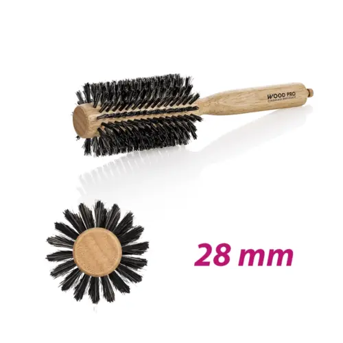 Spazzole per capelli in legno cinghiale e nylon Wood Pro - immagine 6