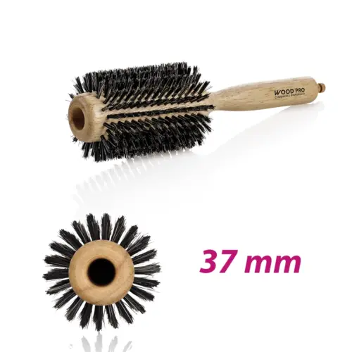 Spazzole per capelli in legno cinghiale e nylon Wood Pro - immagine 7