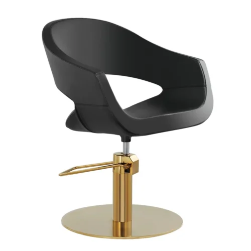 SEDIA POLTRONA DA PARRUCCHIERE TAGLIO CAPELLI DONNA ORO AURIC R