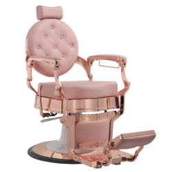 poltrona da barbiere pink buzz oro rosa da parrucchiere barbiere