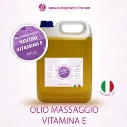 OLIO DA MASSAGGIO VITAMINA E OLIO NEUTRO MASSAGGIATORE SPA